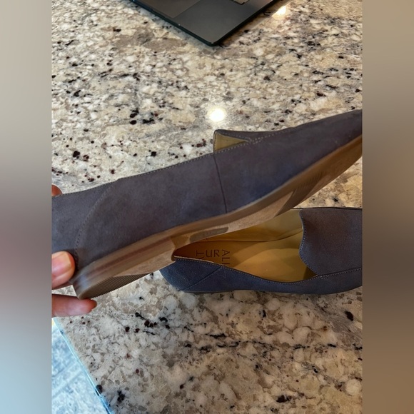 Naturalizer Women’s Kate Slip On Blue Suede Flats Size 7 - Picture 4 of 7